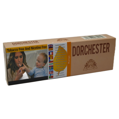 Dorchester [ Mango ] Cigarettes,20/10Packs 200 Herbal Cigarettes 