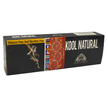 Kool Natural [ Grapefruit ] Cigarettes,20/10Packs 200 Herbal Cigarettes 